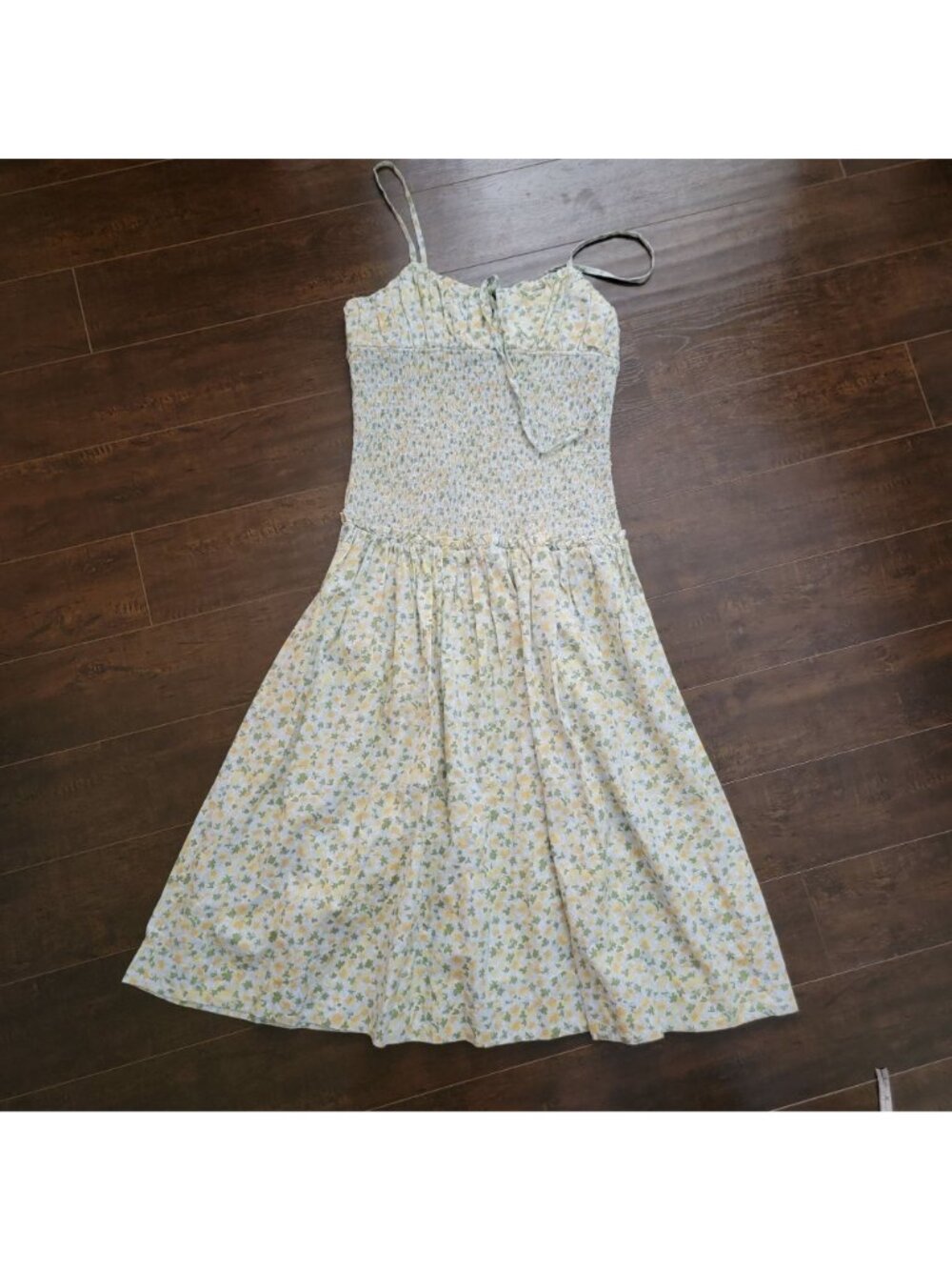 Free People Lavender Daze Midi Dress Cottagecore Boho Chic Prairie Womens XL - Picture 2 of 8